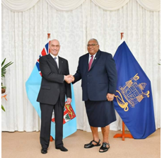Ambasciata d’Italia in Australia: presentate dall’ambasciatore Paolo Crudele le Lettere credenziali al presidente delle Figi Ratu Wiliame Maivalili