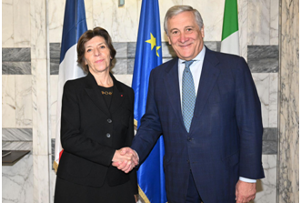 Incontro tra il Ministro degli Esteri Tajani e la Ministra francese Colonna