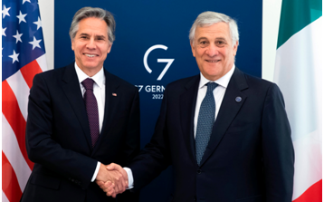 Tajani incontra Blinken: Continueremo a lavorare con gli Usa in ogni ambito, a partire dall’Ucraina