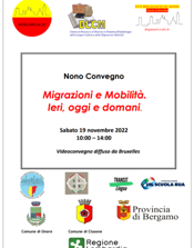 “Migrazioni e Mobilità. Ieri, oggi e domani”: il 19 novembre IX convegno internazionale organizzato dal Centro di Ricerca DLCM in collaborazione con il Circolo di Bruxelles dell’Ente Bergamaschi nel Mondo