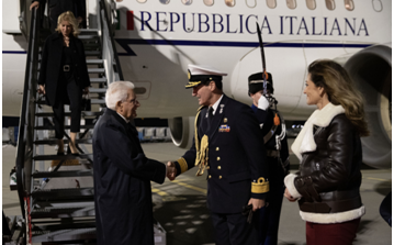 Presidente della Repubblica Sergio Mattarella in visita di stato in Olanda
