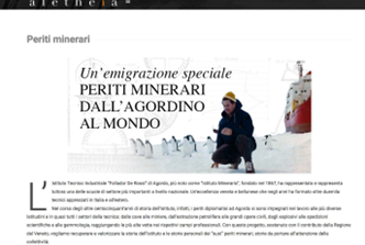 “Un’emigrazione speciale. Periti minerari dall’Agordino al mondo”. Nuovo progetto di ABM e APIM sostenuto dalla Regione del Veneto