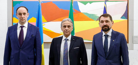Italia-Ucraina, il Segretario Generale della Farnesina Sequi incontra  i vice ministri degli Esteri e della Difesa Tochytskyi e Sharapov