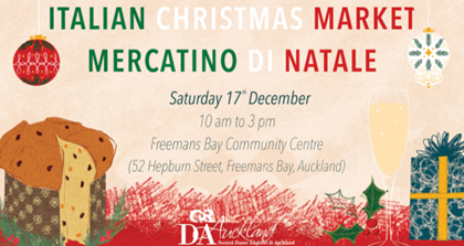 Nuova Zelanda, riapre ad Auckland il tradizionale Mercatino di Natale italiano organizzato dal locale Comitato della Società Dante Alighieri