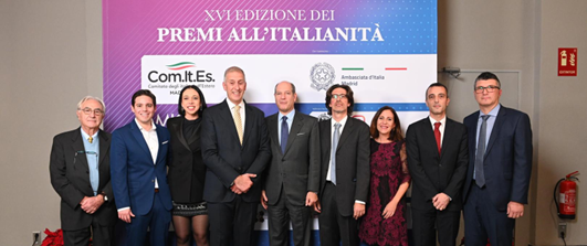 Si è svolta la cerimonia di consegna della XVI edizione dei “Premi all’Italianità 2022” organizzata dal Comites di Madrid
