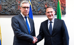 Italia-Slovenia, il Vice Ministro degli Esteri Cirielli incontra il segretario di Stato Štucin