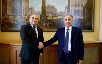 Incontro del segretario generale della Farnesina ambasciatore Sequi con l’ambasciatore dell’Azerbaigian Aslanov