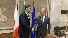 Italia – Malta, Urso incontra il Ministro Ian Borg: al centro dell’incontro le relazioni commerciali e le politiche industriali