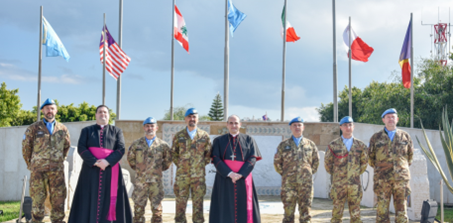 Libano: il Nunzio Apostolico Paolo Borgia visita la Brigata Aosta