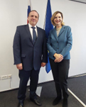 Slovacchia, l’ambasciatrice d’Italia Flumiani incontra il sottosegretario all’Economia Gerhart