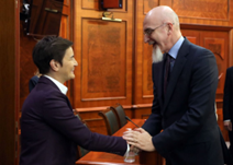 Italia-Serbia, incontro tra l’Ambasciatore Gori e la Premier Brnabic