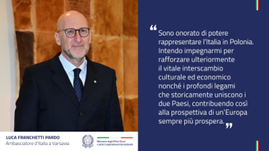 Luca Franchetti Pardo è il nuovo Ambasciatore d’Italia in Polonia