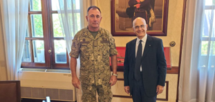Uruguay, incontro tra l’Ambasciatore Iannuzzi e il nuovo Capo di Stato Maggiore dell’Esercito Stevenazzi