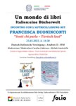 Germania, “Un mondo di libri – Italien:eine Bücherwelt” a Francoforte e Darmstadt:  il 23 marzo incontro con Francesca Buoninconti