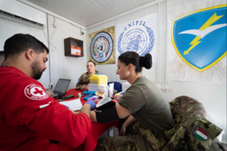 Libano: donazione di sangue presso la Task Force Sector West UNIFIL