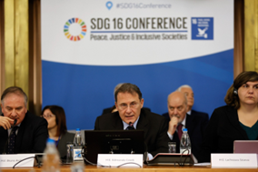 Aperta alla Farnesina dal ViceMinistro Cirielli la IV Conferenza Globale sull’Obiettivo di Sviluppo Sostenibile 16