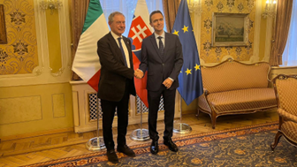 Italia-Slovacchia: visita istituzionale a Bratislava per il Ministro Urso in vista del Consiglio UE competitività