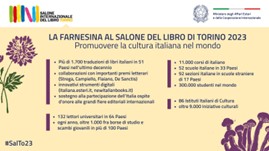La Farnesina al Salone Internazionale del Libro di Torino 2023. Tajani: “Valorizzare la cultura italiana all’estero significa diffondere nostri valori e affermare un prezioso strumento di dialogo con gli altri Paesi”