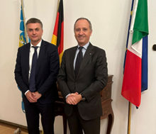 Visita dell’Ambasciatore d’Italia in Germania Armando Varricchio a Monaco di Baviera, in occasione della “Transport Logistic Fair”