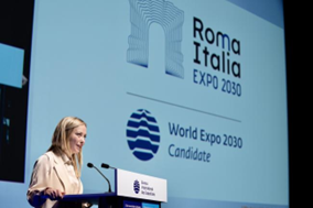Parigi, Assemblea Generale del Bureau International des Expositions (BIE): intervento del Premier Meloni alla presentazione della candidatura di Roma a Expo 2030