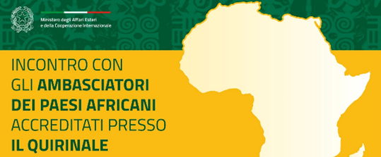 Secondo incontro tra il Ministro degli Esteri Tajani e gli Ambasciatori dei Paesi africani