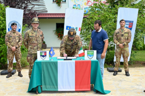 KFOR, il Regional Command West in supporto al centro famiglia di Casa Umbra
