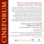 Lombardia, a Corna Imagna docufilm sull’emigrazione bergamasca in Svizzera, Francia, Belgio, Canada, Argentina e Brasile