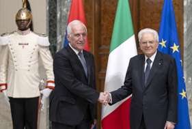 Il Presidente Mattarella ha ricevuto al Quirinale il Presidente della Repubblica di Armenia, Vahagn Khachaturyan