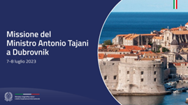 Il Ministro degli esteri Tajani al XVI Forum di Dubrovnik (7-8 luglio)