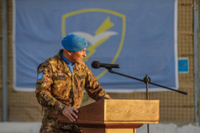 UNIFIL Sector West, il Sottocapo di Stato Maggiore della Difesa in visita al contingente italiano in Libano, con lui il Ten. Col. Movm Paglia