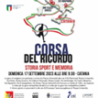In settembre Corsa del Ricordo in sette città italiane