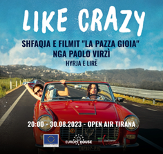 Albania,  Tirana Open Air Cinema: rimandata al 6 settembre la proiezione de “La pazza gioia” di Paolo Virzì