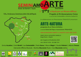 Sarà inaugurata il 12 agosto a L’Aquila “Arte – Natura, Proposta di un parco artistico”, progetto di Ri-Generazione Civica a cura di Lea Contestabile e Antonio Gasbarrini