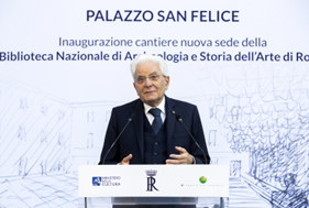 Roma, inaugurato a Palazzo San Felice il cantiere della nuova “Biblioteca di Archeologia e Storia dell’Arte”