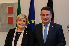 Italia-Germania, incontro tra i Ministri Calderone e Heil: rafforzata la collaborazione sulle sfide del mercato del lavoro