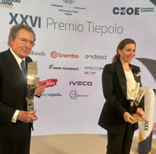 Premio Tiepolo  2023 a Gian Maria Gros-Pietro (Intesa Sanpaolo) e Alejandra Kindelán (Asociación Española de Banca)