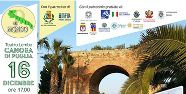 Canosa di Puglia si prepara ad ospitare il 13° Premio Internazionale “Pugliesi nel Mondo” (16 dicembre)