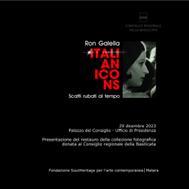 “Ron-Galella. Italian Icons, scatti rubati al tempo”: domani la presentazione del restauro della collezione fotografica donata al Consiglio regionale della Basilicata nel 2009