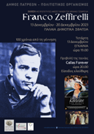 Grecia, a Patrasso la mostra dedicata a Franco Zeffirelli nel centenario della nascita, organizzata dall’Istituto Italiano di Cultura di Atene