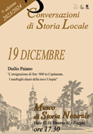 Puglia, “L’emigrazione di fine Ottocento in Capitanata. I naufraghi dauni della nave Utopia” : incontro con Duilio Paiano al Museo di Storia Naturale di Foggia  (19 dicembre)