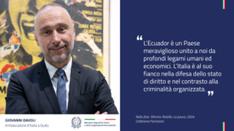 Giovanni Davoli è il nuovo Ambasciatore d’Italia in Ecuador
