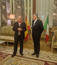 Spagna, Ambasciata d’Italia: Onorificenza dell’Ordine della Stella d’Italia al Prof. José María Luzón Nogué