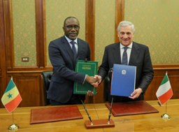 Vertice Italia-Africa a Roma, firmato dai Ministri Tajani e Ka il “Programma di Partenariato Senegal-Italia 2024 – 2026”