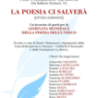 “La poesia ci salverà”: si terrà il 21 marzo a Pescara