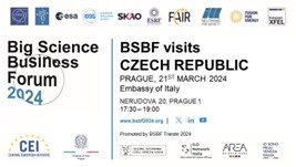 Repubblica Ceca, “Verso un mercato europeo della scienza”: all’Ambasciata d’Italia a Praga la presentazione del Big Science Business Forum 2024