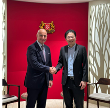 Singapore, l’Ambasciatore d’Italia Dante Brandi incontra il Ministro delle Finanze e futuro Primo Ministro Lawrence Wong