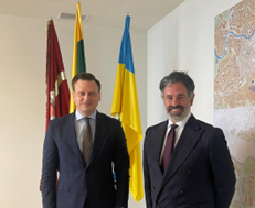 Lituania,  l’Ambasciatore d’Italia Emanuele de Maigret ha incontrato il Sindaco di Vilnius Valdas Benkunskas