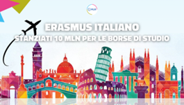 Università, al via il Fondo per l’Erasmus italiano. Stanziati 10 milioni di euro per le borse di studio degli studenti