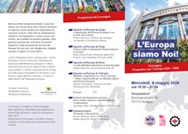 Verso le elezioni europee, convegno “Europa siamo Noi” a Stoccarda (8 maggio)