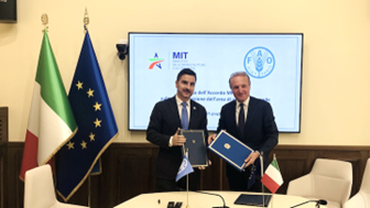Firma dell’accordo tra Mit e Fao : Un nuovo progetto per la riqualificazione dell’accesso alla sede principale della FAO